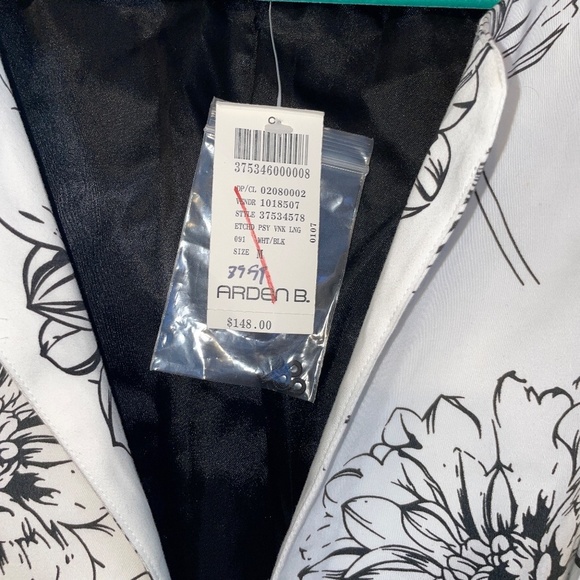 NWT Vintage Arden B Etched Pansy Floral Kimono Jacket Size Medium - Picture 3 of 7